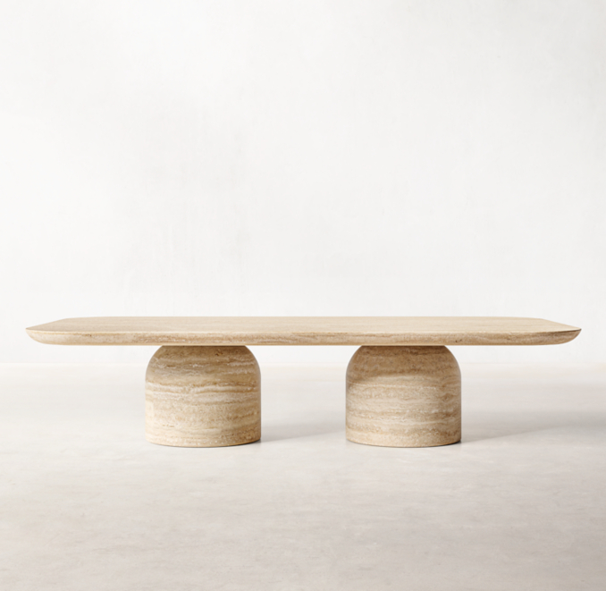 Cupola Carved Coffee Table