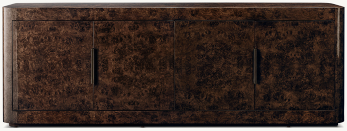 Bardot Burl 4-Door Media Console