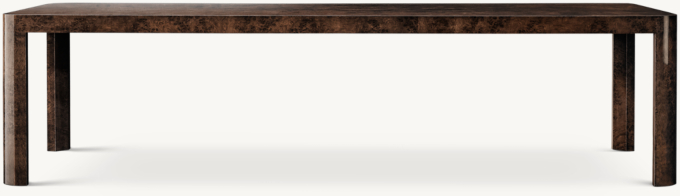 Bardot Burl Rectangular Dining Table