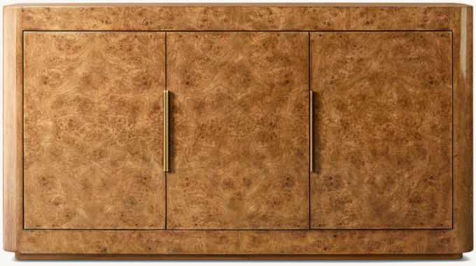 Bardot Burl Triple-Door Sideboard