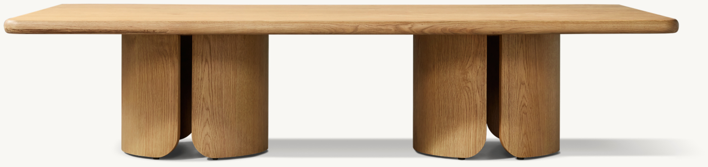 Madero Rectangular Coffee Table by RH