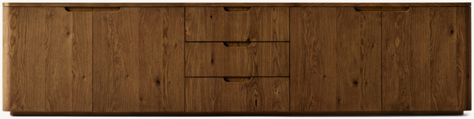 Madero 4-Door Media Console With Drawers