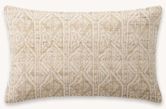 Naya Handwoven Allover Diamond Pillow Cover - Lumbar
