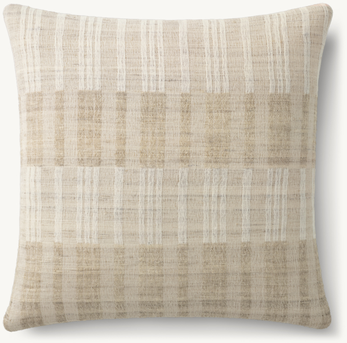 Naya Handwoven Double Band Pillow Cover - Square