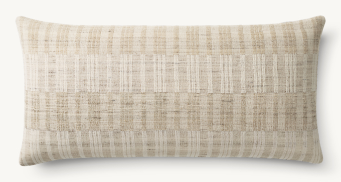 Naya Handwoven Double Band Pillow Cover - Lumbar