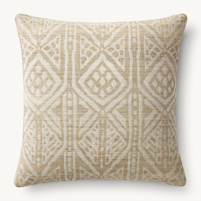 Naya Handwoven Bold Allover Diamond Pillow Cover - Square