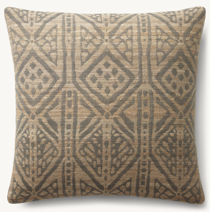 Naya Handwoven Bold Allover Diamond Pillow Cover - Square