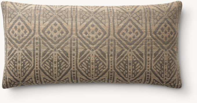 Naya Handwoven Bold Allover Diamond Pillow Cover - Lumbar