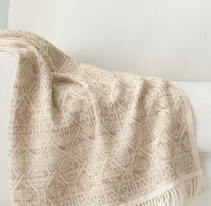 Naya Handwoven Allover Diamond Throw 