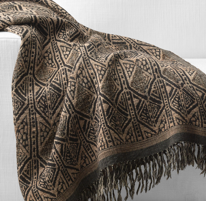 Naya Handwoven Allover Diamond Throw 