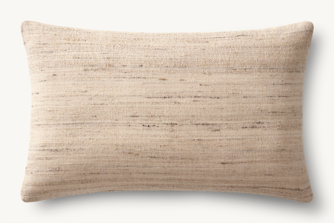 Naya Handwoven Marled Solid Pillow Cover - Lumbar