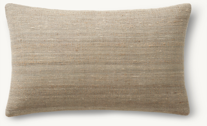 Naya Handwoven Marled Solid Pillow Cover - Lumbar