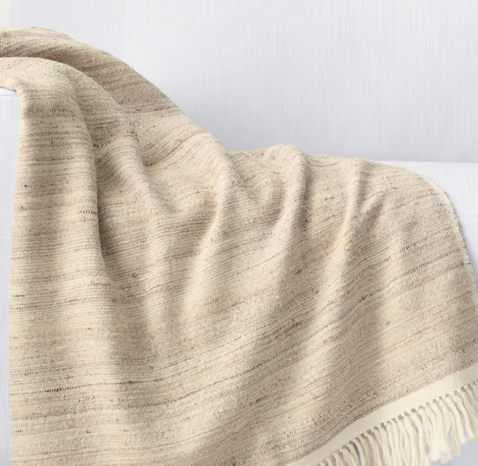 Naya Handwoven Marled Solid Throw 