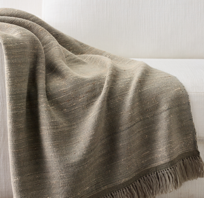 Naya Handwoven Marled Solid Throw 