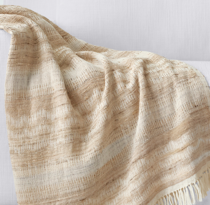 Naya Handwoven Sketched Wave Throw 