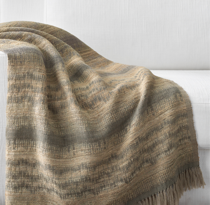 Naya Handwoven Sketched Wave Throw 