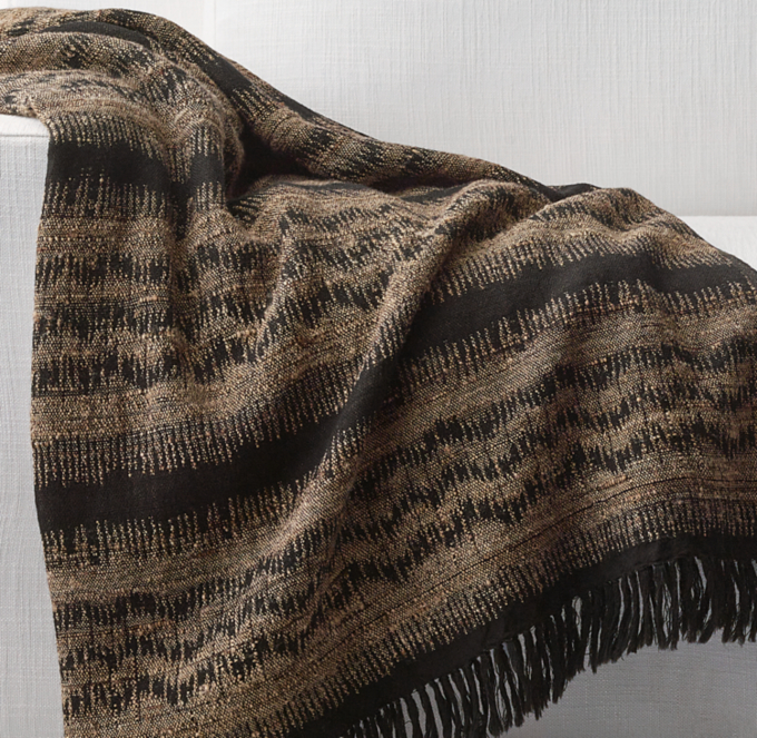 Naya Handwoven Sketched Wave Throw 