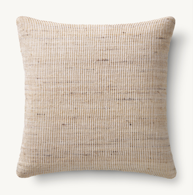 Naya Handwoven Striated Pillow Cover - Square