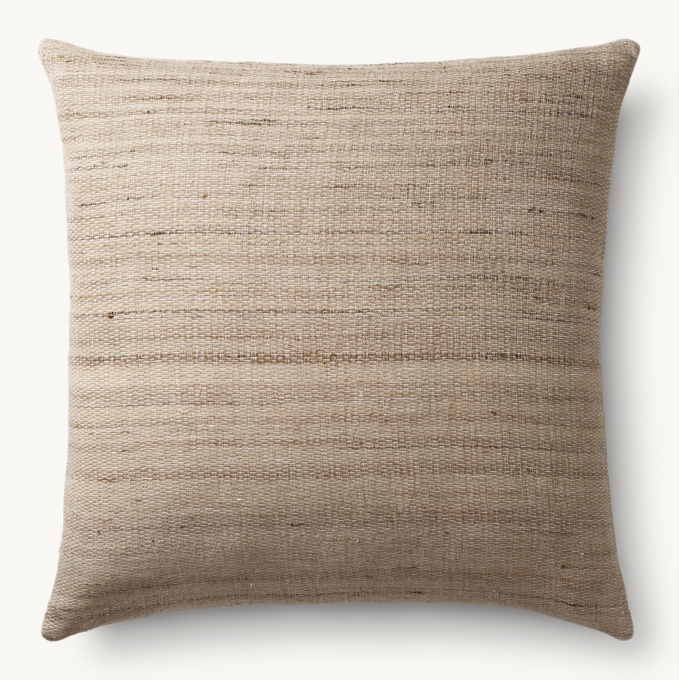 Naya Handwoven Textured Solid Pillow Cover - Square