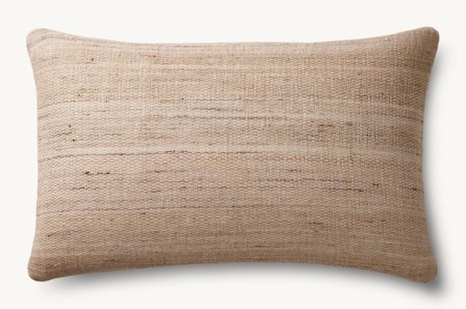 Hand Woven Natural Color Lumbar Pillow Cover hotsell