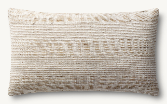 Naya Handwoven Multi-Band Pillow Cover - Lumbar