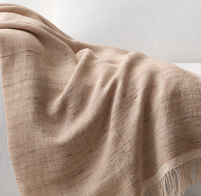 Naya Handwoven Textured Solid Throw