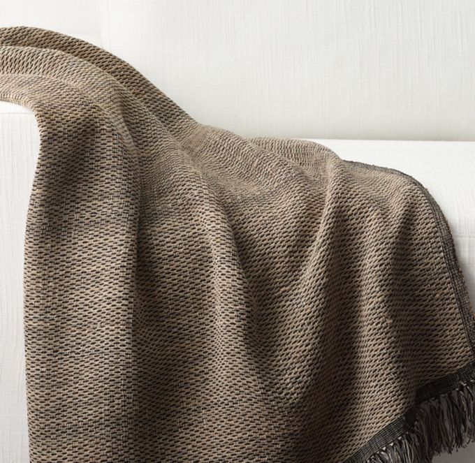 Naya Handwoven Textured Solid Throw