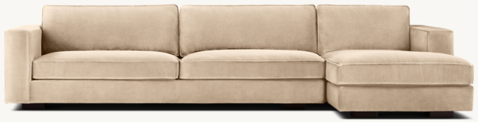 Sofá modular con diván con brazo a la derecha Maddox