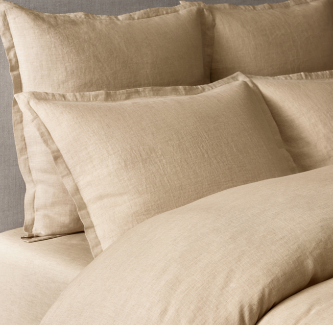 Italian Heritage Washed Linen Duvet Cover