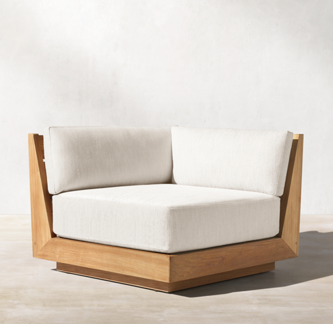 Maya Teak Modular Corner Chair