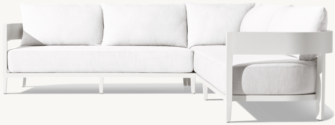 Balmain Aluminum Right-Arm L-Sectional