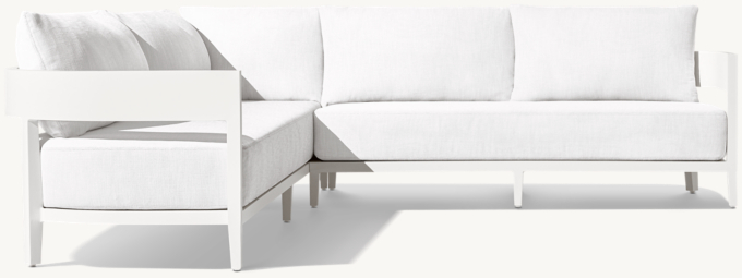 Balmain Aluminum Left-Arm L-Sectional