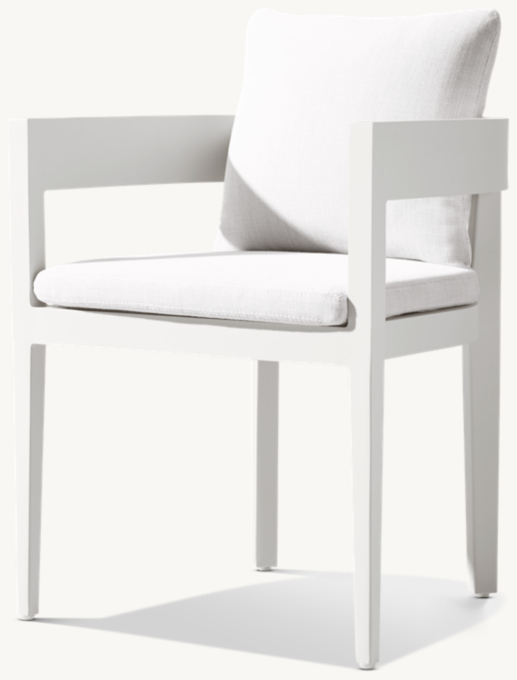 Balmain Aluminum Dining Armchair