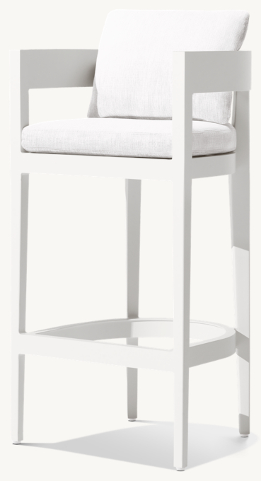 Balmain Aluminum Bar & Counter Stool