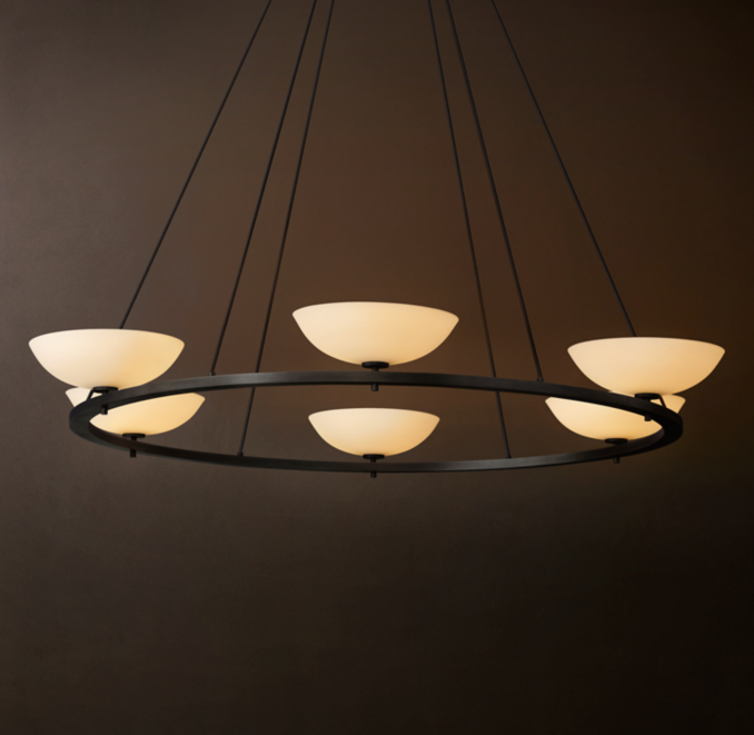 152cm chandelier shown in Bronze.