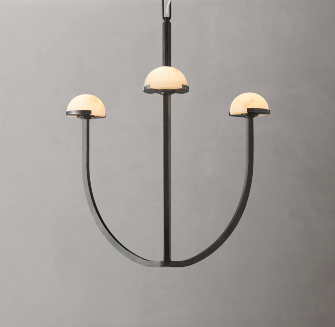 Pedra Round Chandelier 24\"