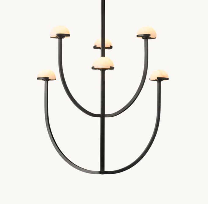 Pedra Round Chandelier 32\"