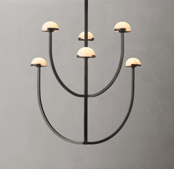 Pedra Round Chandelier 32\"