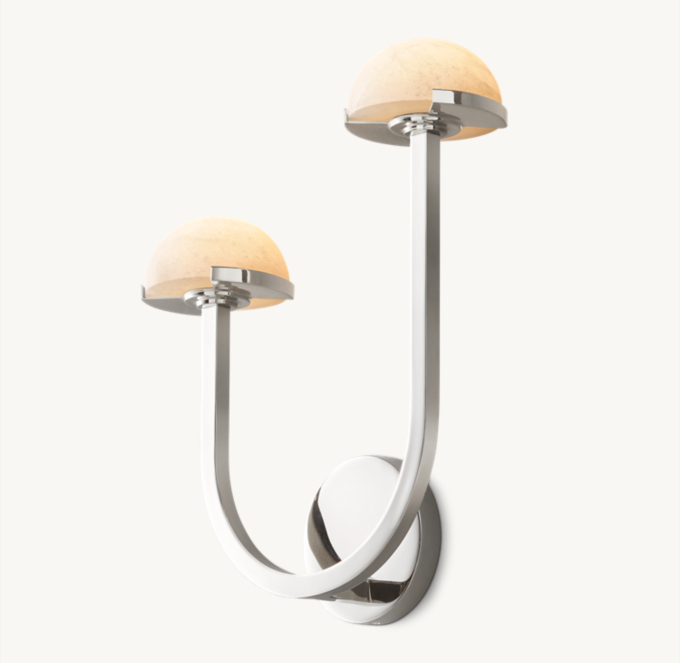 Pedra Double Sconce - Left 