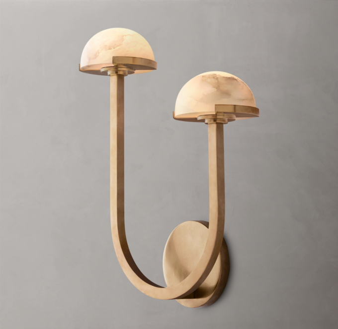 Pedra Double Sconce - Right