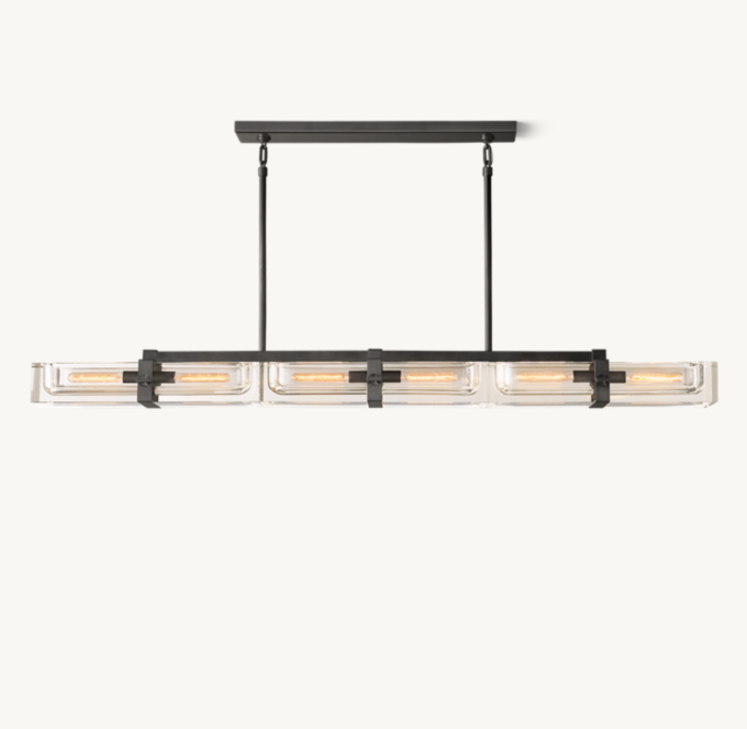 Savile Linear Chandelier 72\"