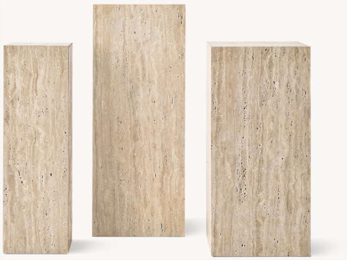 Travertine Plinth Collection