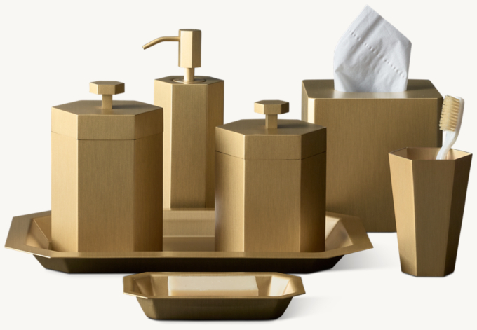 Lambeth Hexagonal Bath Accessories 