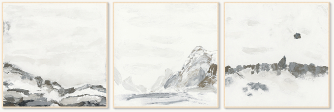 Marcia Priestley: Snowscapes I-III Collection for General Public 