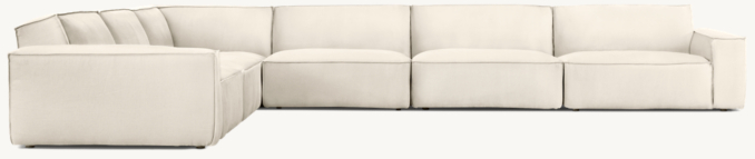 Como Modular Left-Arm L-Sectional