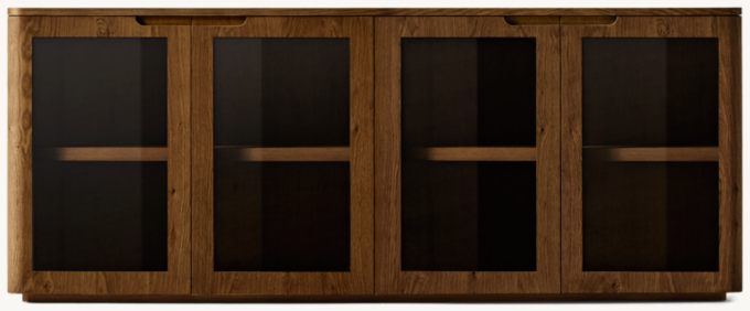 Madero Glass 4-Door Sideboard