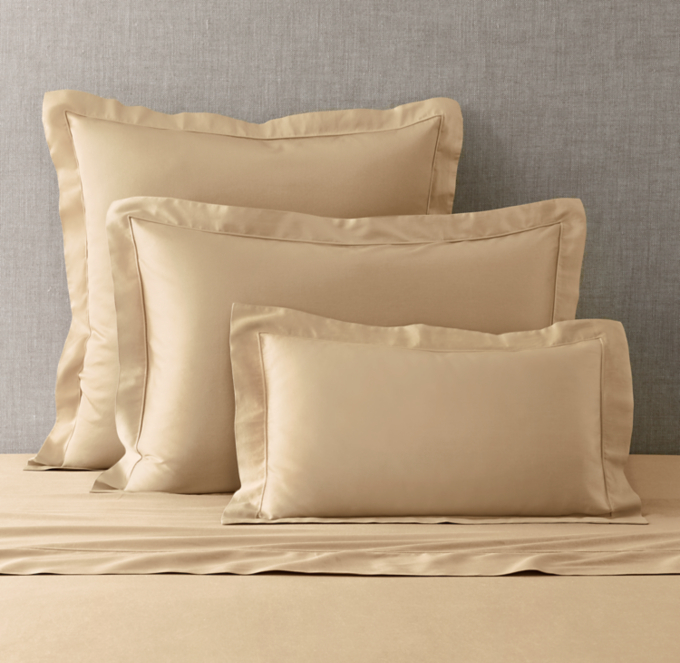Italian Ultra-Soft 600-Thread-Count Sateen Flange Sham