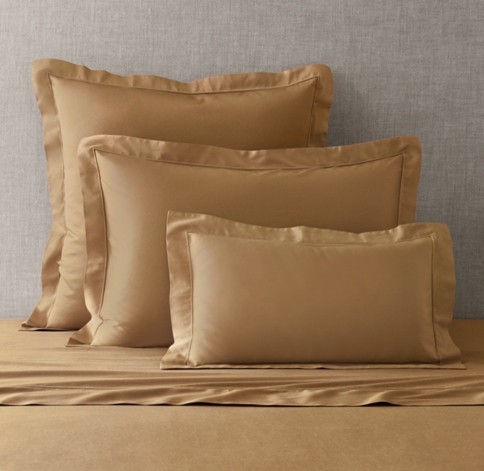 Italian Ultra-Soft 600-Thread-Count Sateen Flange Sham