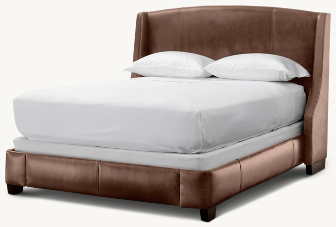 Warner Leather Bed