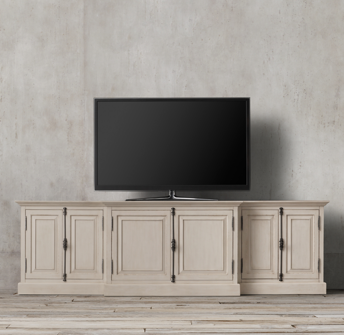 French Panel Media Console